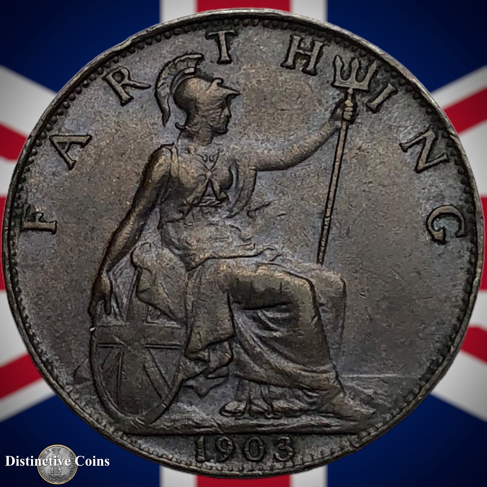 Great Britain 1903 Farthing 1/4d GB4533