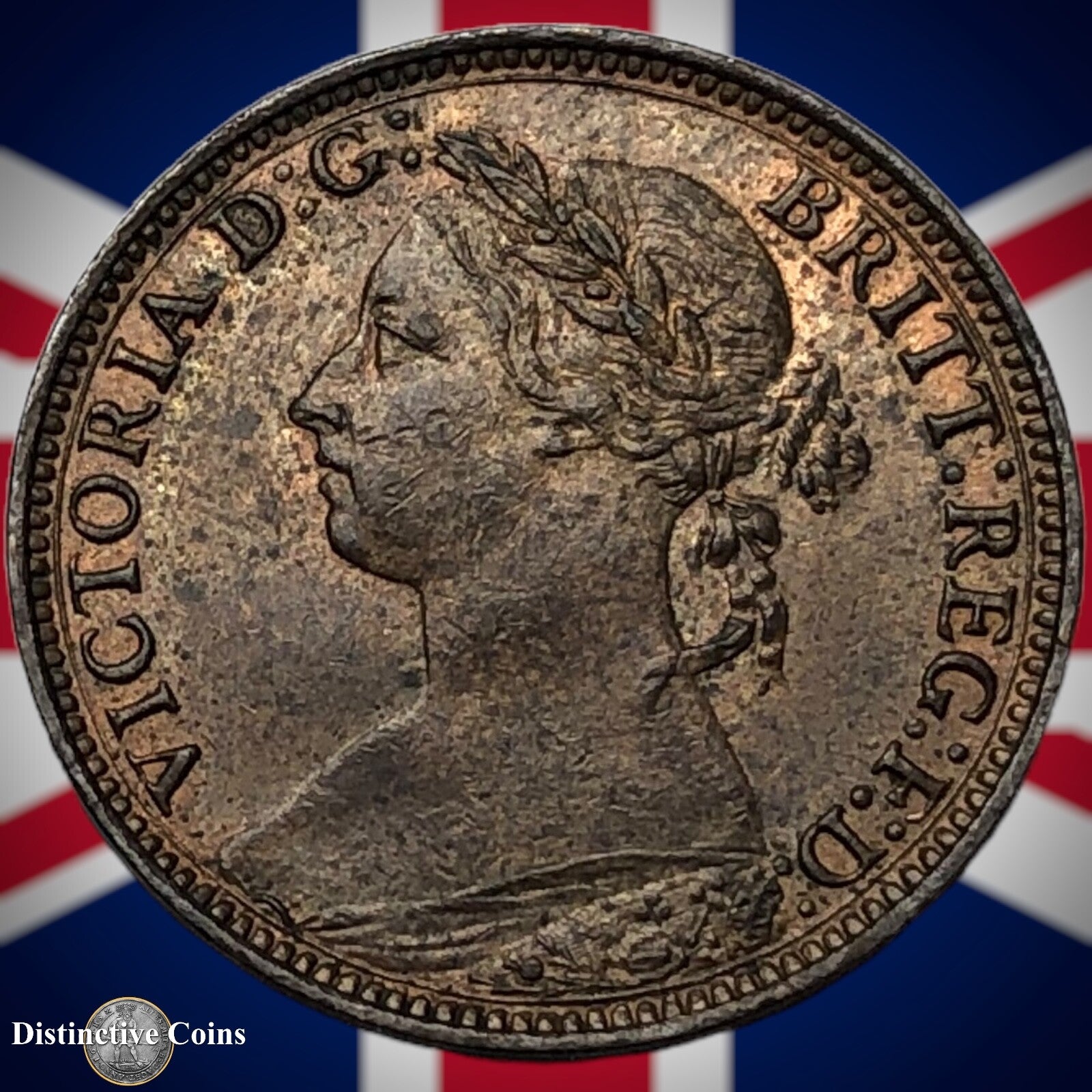 Great Britain 1881 H Farthing 1/4d GB4002