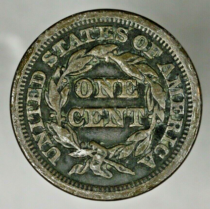 US 1847 Braided Hair Large Cent  A2950