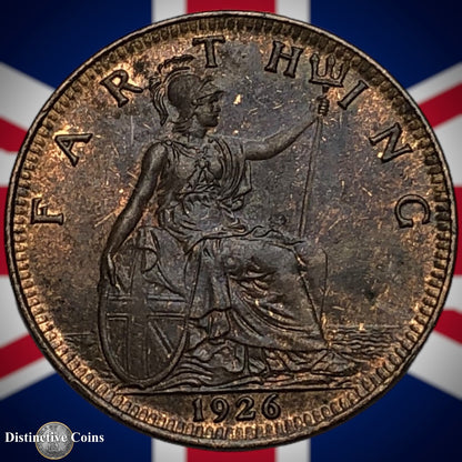 Great Britain 1926 Farthing 1/4d GB4835