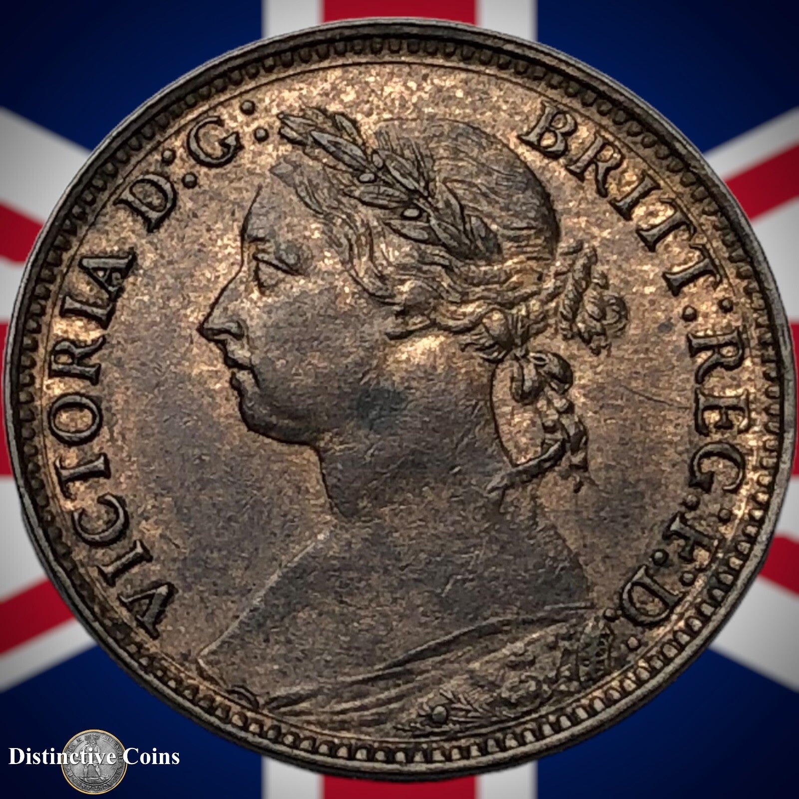 Great Britain 1881 H Farthing 1/4d GB4001