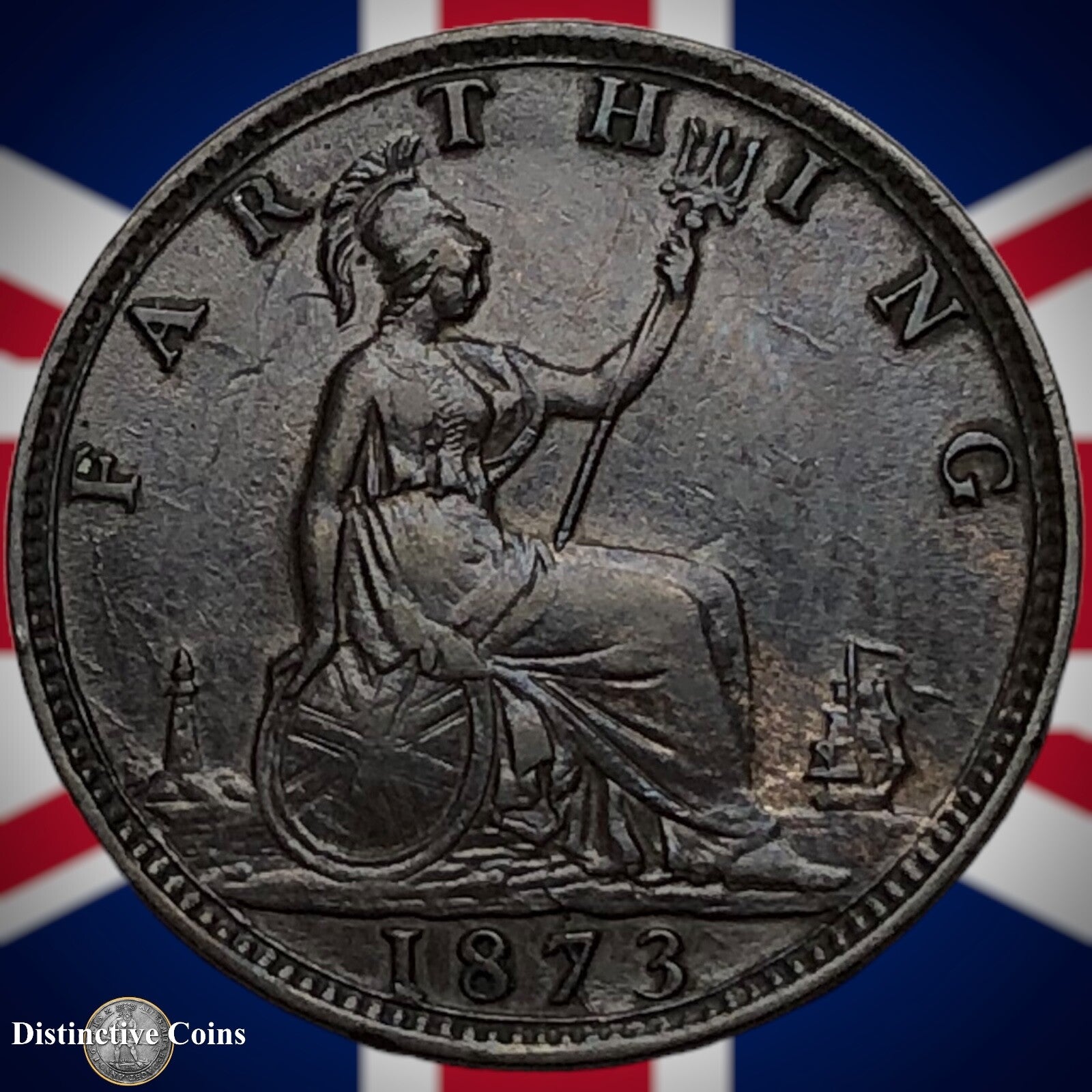 Great Britain 1873 Farthing 1/4d GB3701