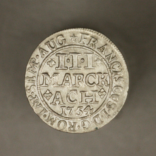 German State Aachen 1754 3 Marck