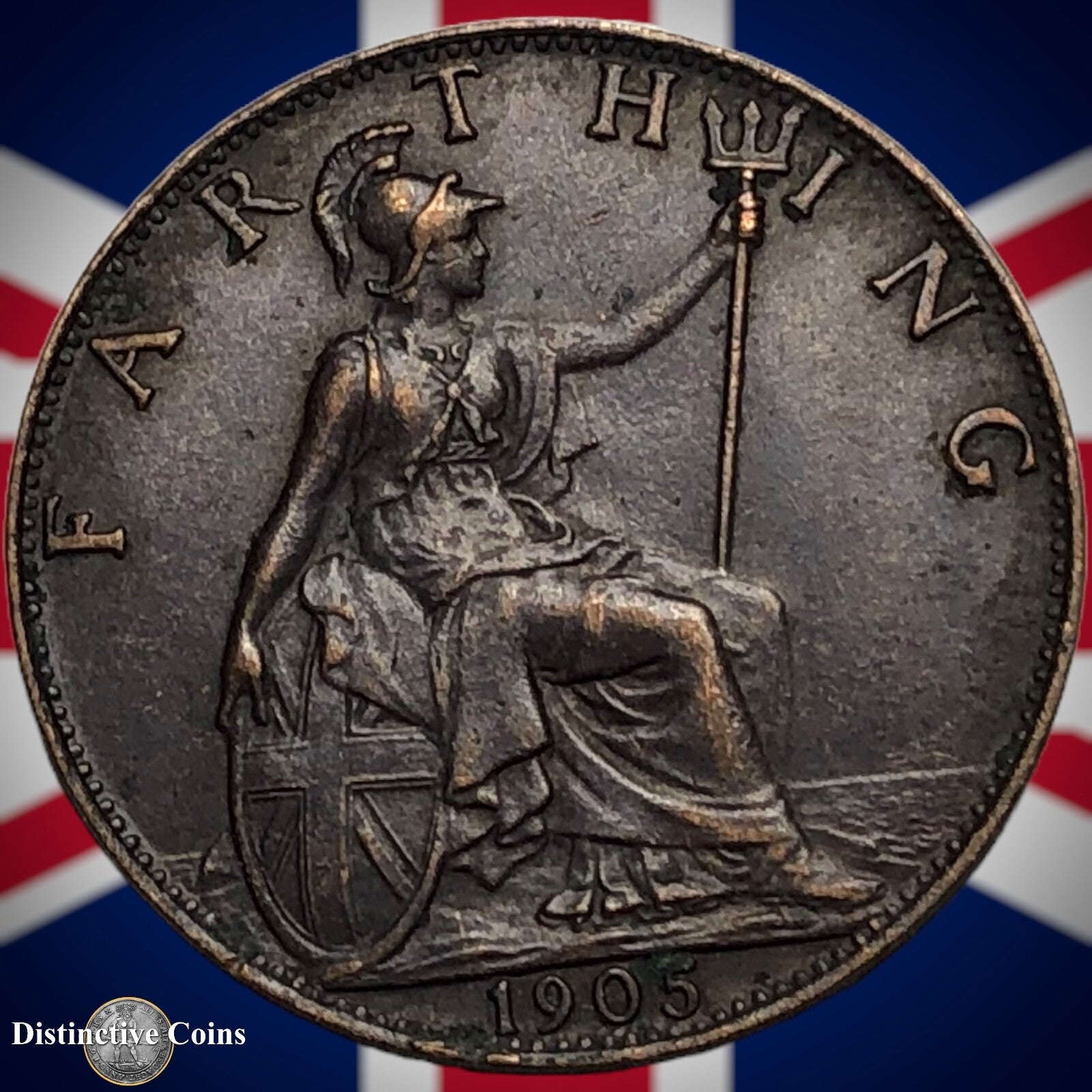 Great Britain 1905 Farthing 1/4d GB4577