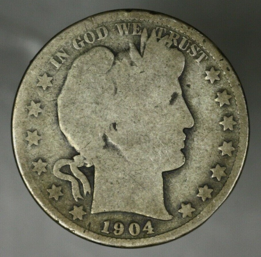 US 1904 O Barber Half Dollar  A2934