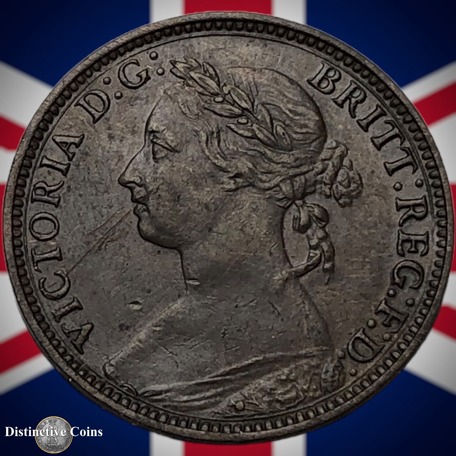 Great Britain 1882 H Farthing 1/4d GB4039