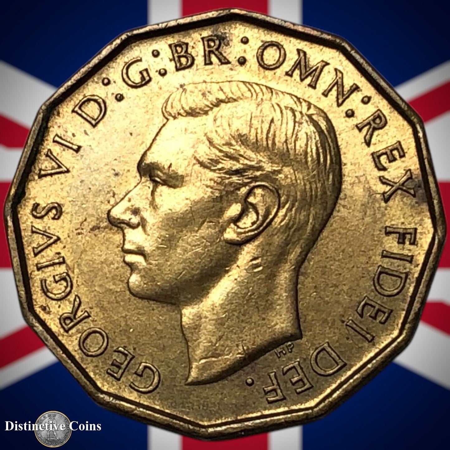 Great Britain 1950 Three Pence 3d GB7372