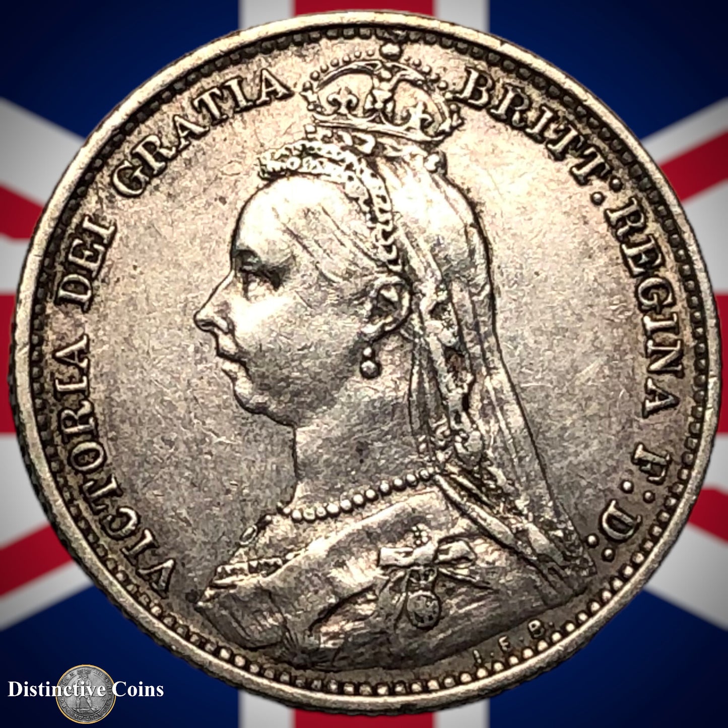 Great Britain 1890 Six Pence GB2739