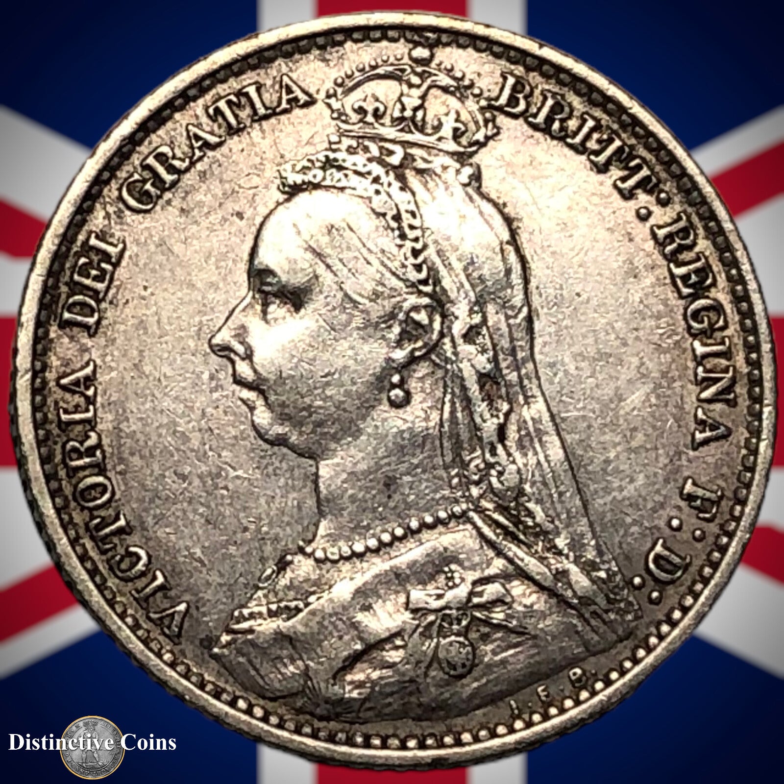 Great Britain 1890 Six Pence GB2739