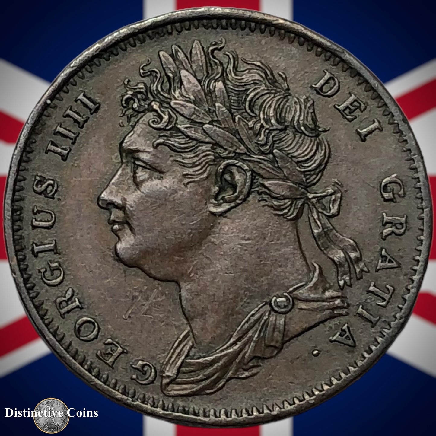 Great Britain 1825 Farthing 1/4d GB3297