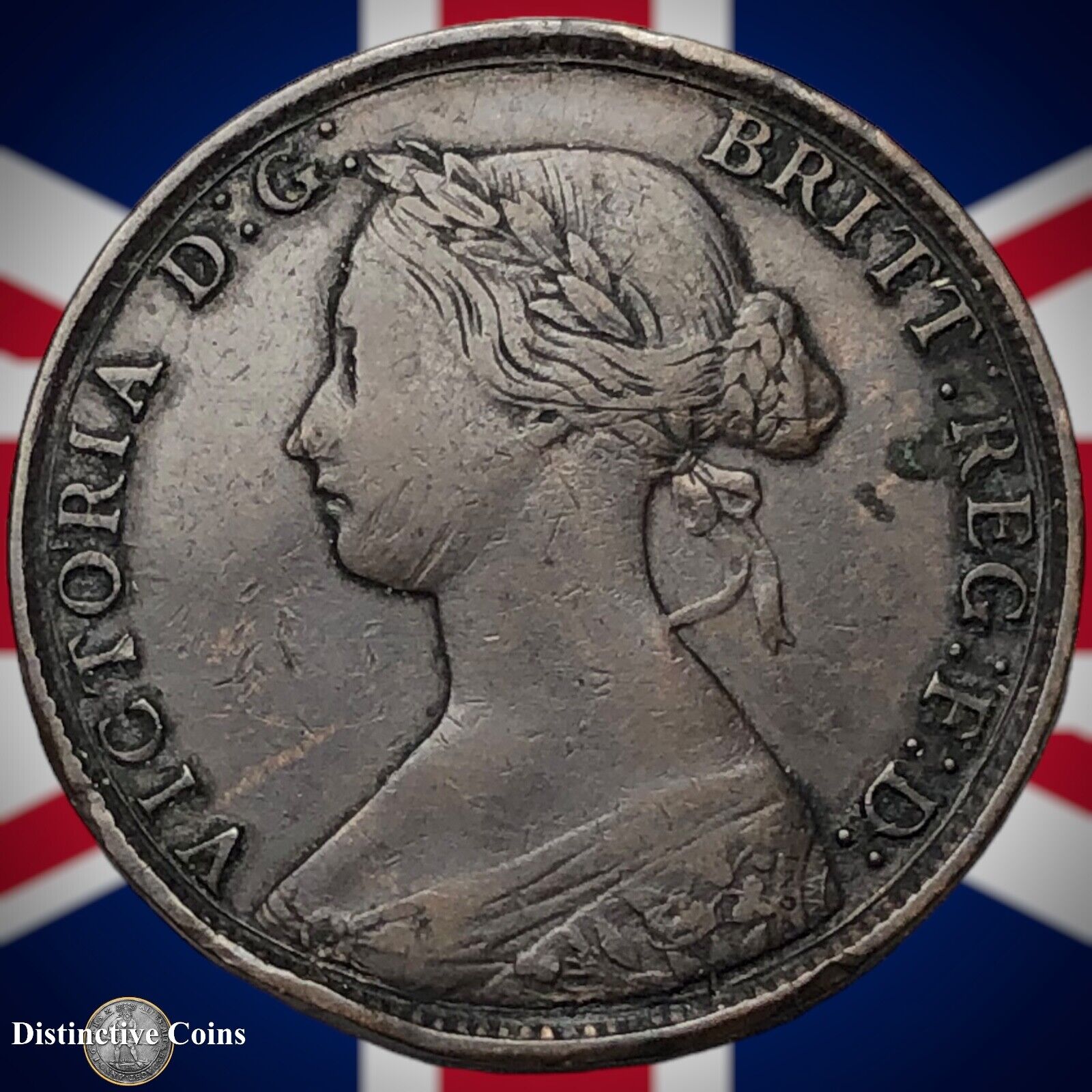 Great Britain 1861 Half Penny 1/2d GB5348