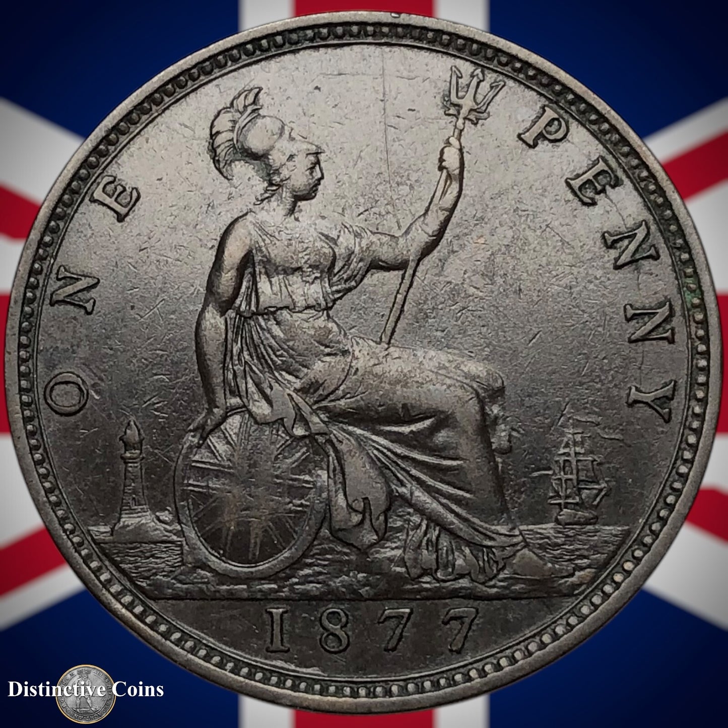 Great Britain 1877 Penny 1d GB6396