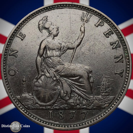 Great Britain 1877 Penny 1d GB6396