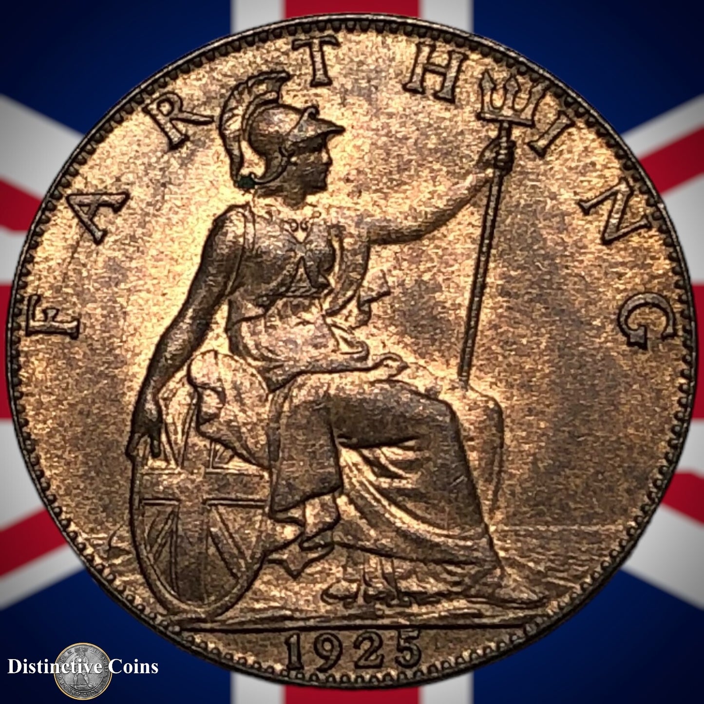 Great Britain 1925 Farthing 1/4d GB4826