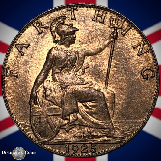 Great Britain 1925 Farthing 1/4d GB4826