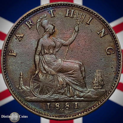Great Britain 1881 H Farthing 1/4d GB3968