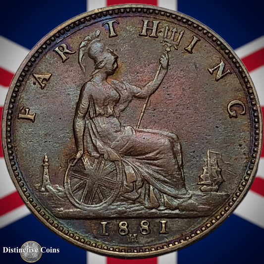 Great Britain 1881 H Farthing 1/4d GB3968
