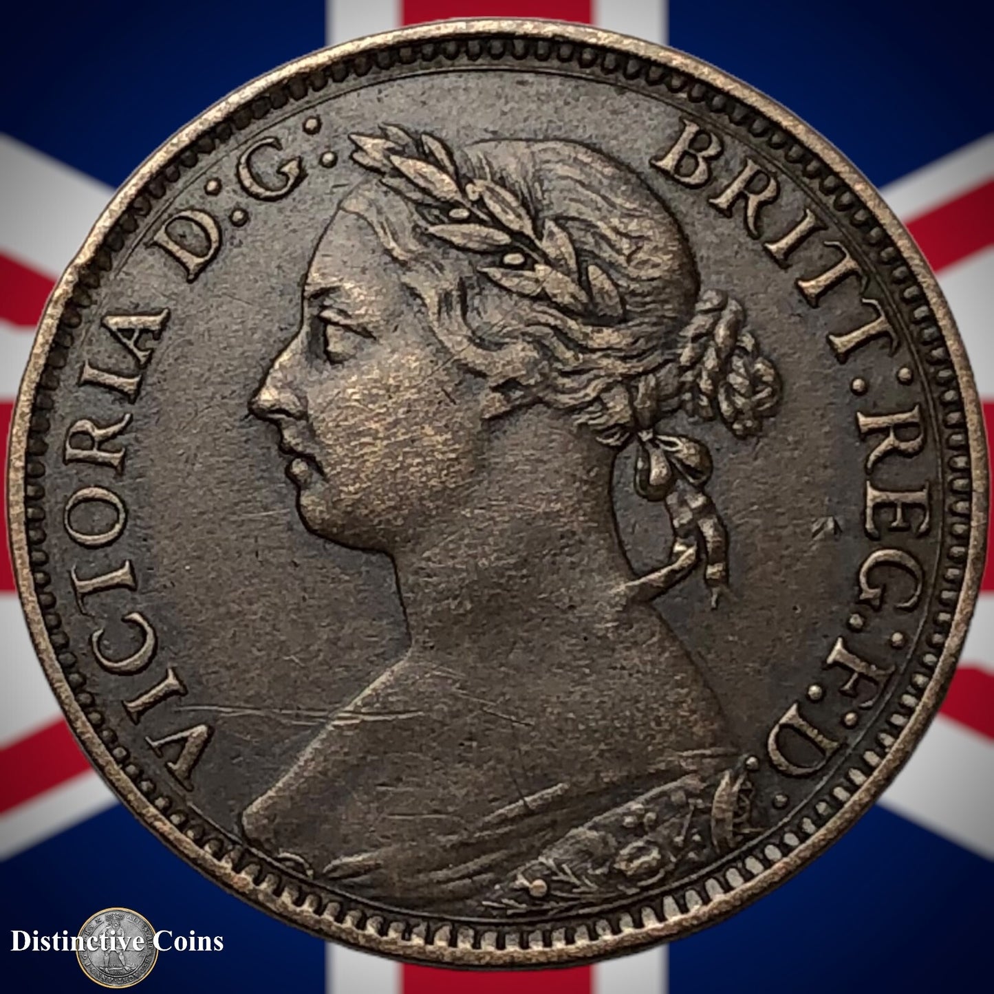 Great Britain 1893 Farthing 1/4d GB4334