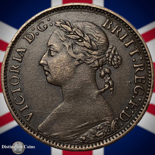 Great Britain 1893 Farthing 1/4d GB4334