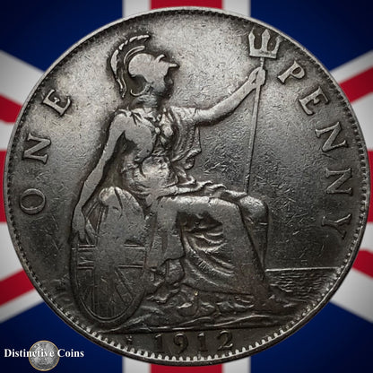 Great Britain 1912 H Penny 1d GB6782