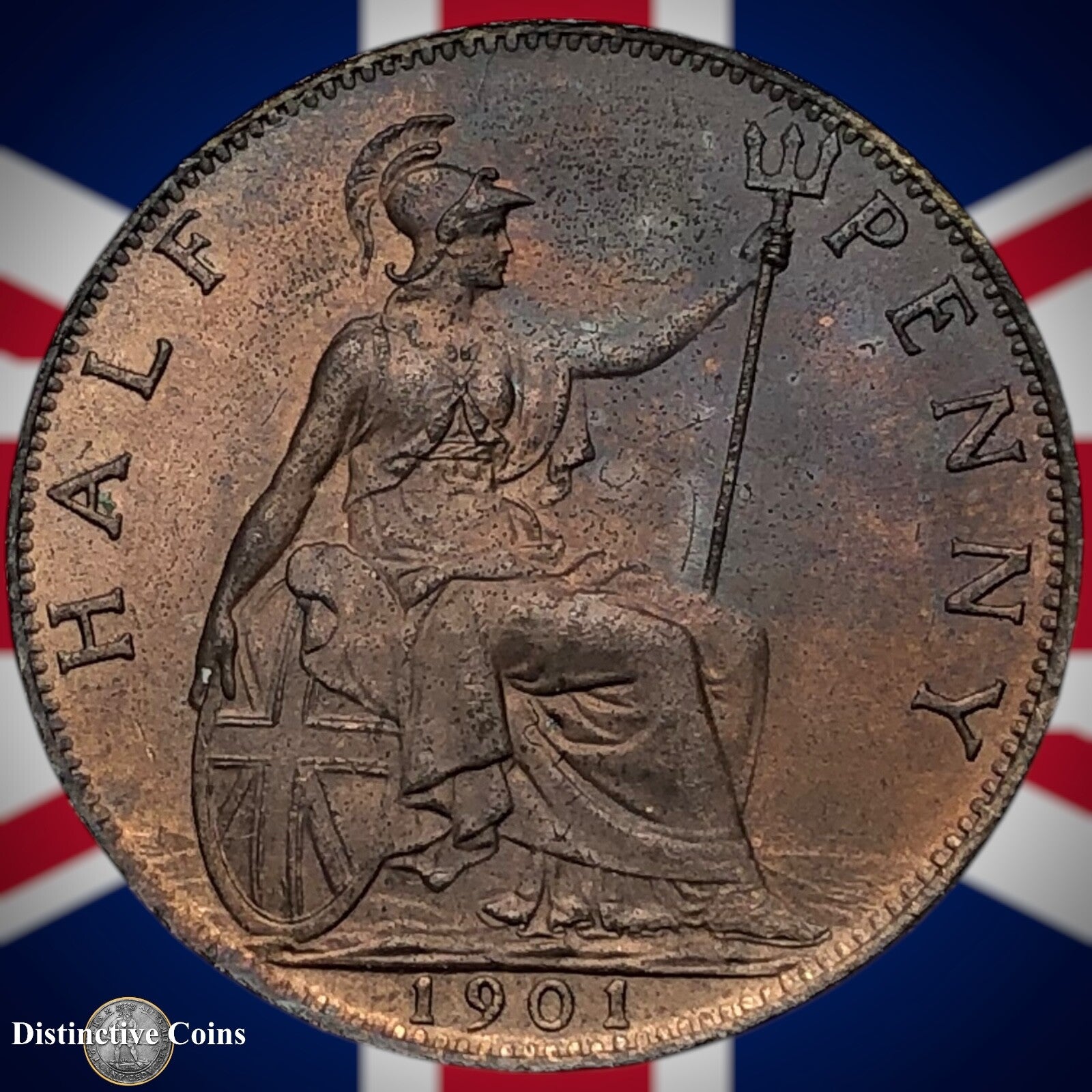Great Britain 1901 Half Penny 1/2d GB5769