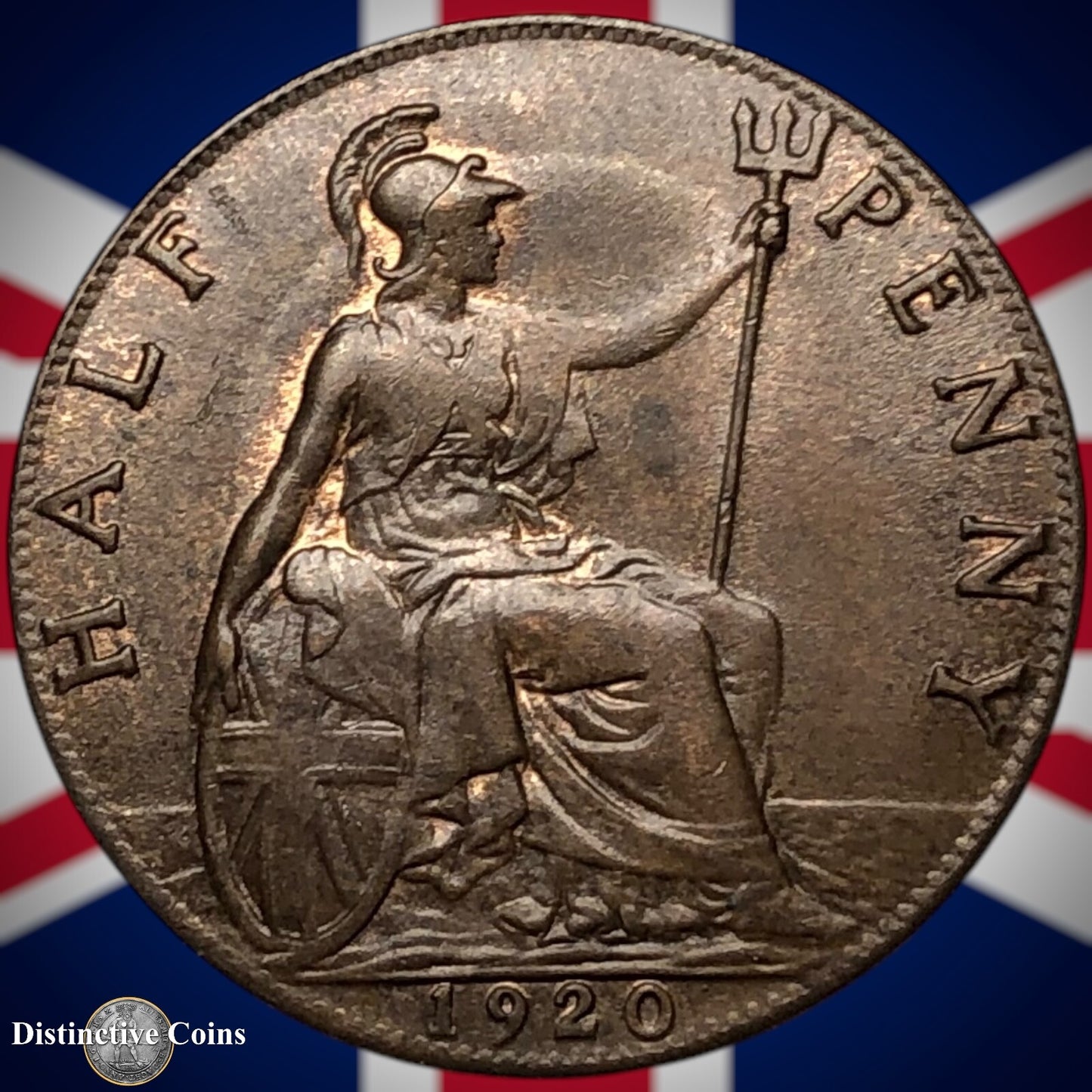 Great Britain 1920 Half Penny 1/2d GB5876