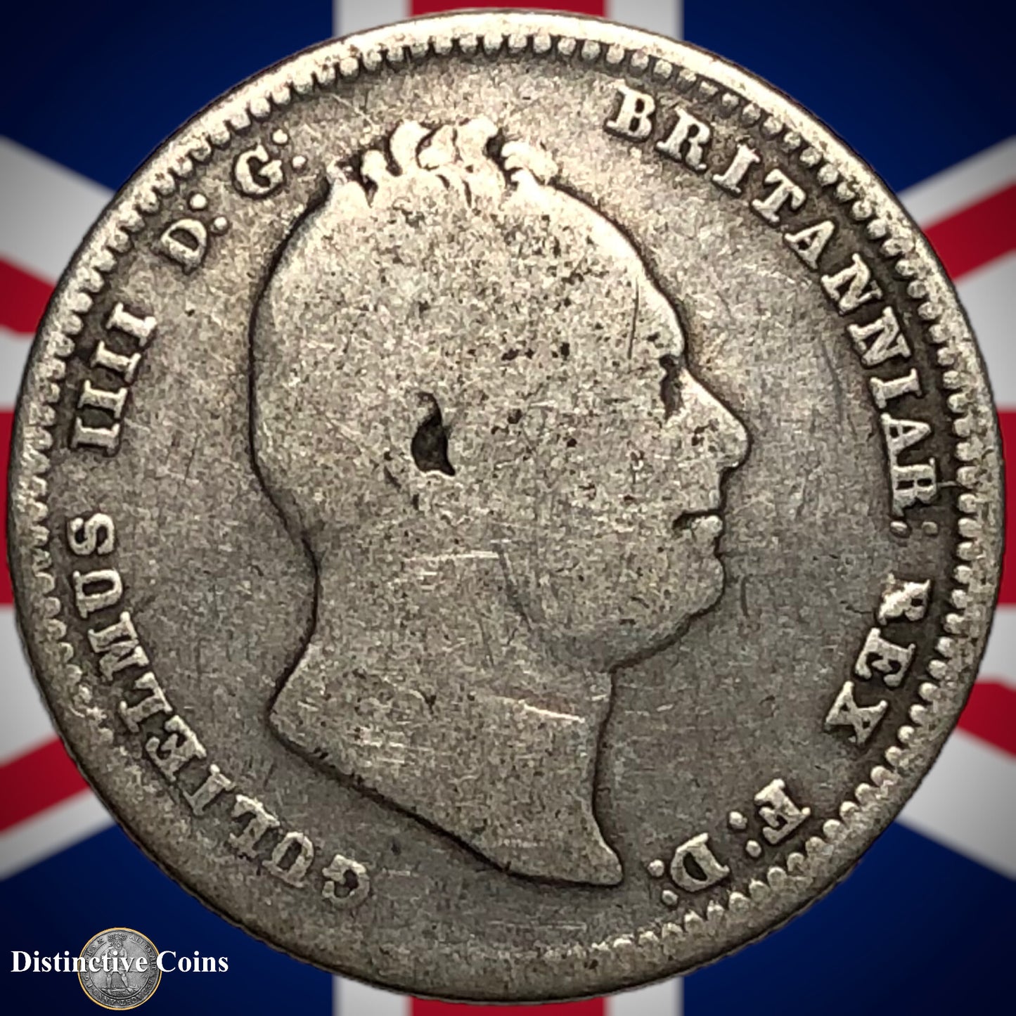 Great Britain 1836 British One Shilling GB0122
