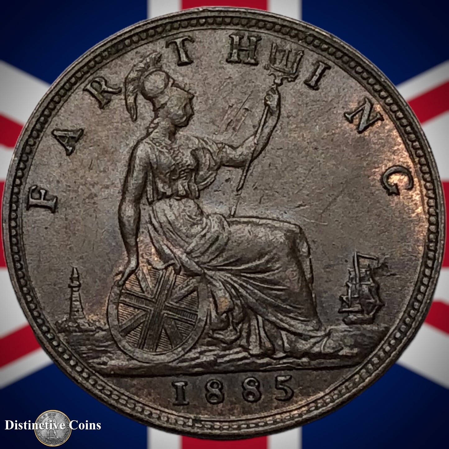 Great Britain 1885 Farthing 1/4d GB4173