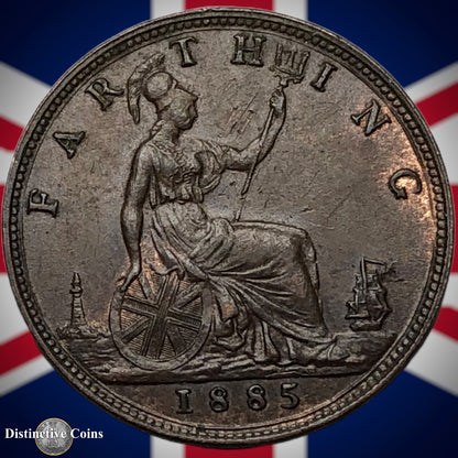 Great Britain 1885 Farthing 1/4d GB4173