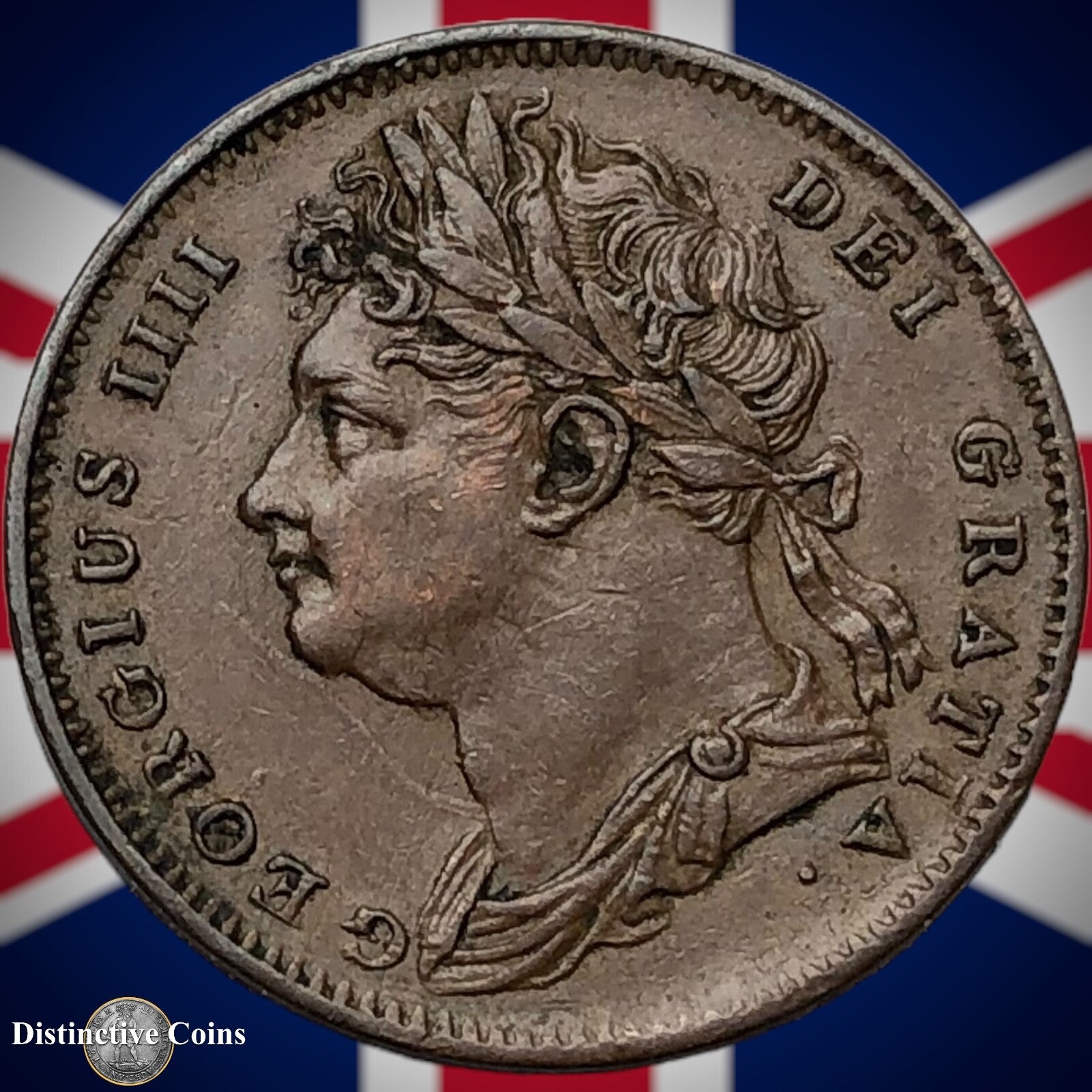 Great Britain 1825 Farthing 1/4d GB3294