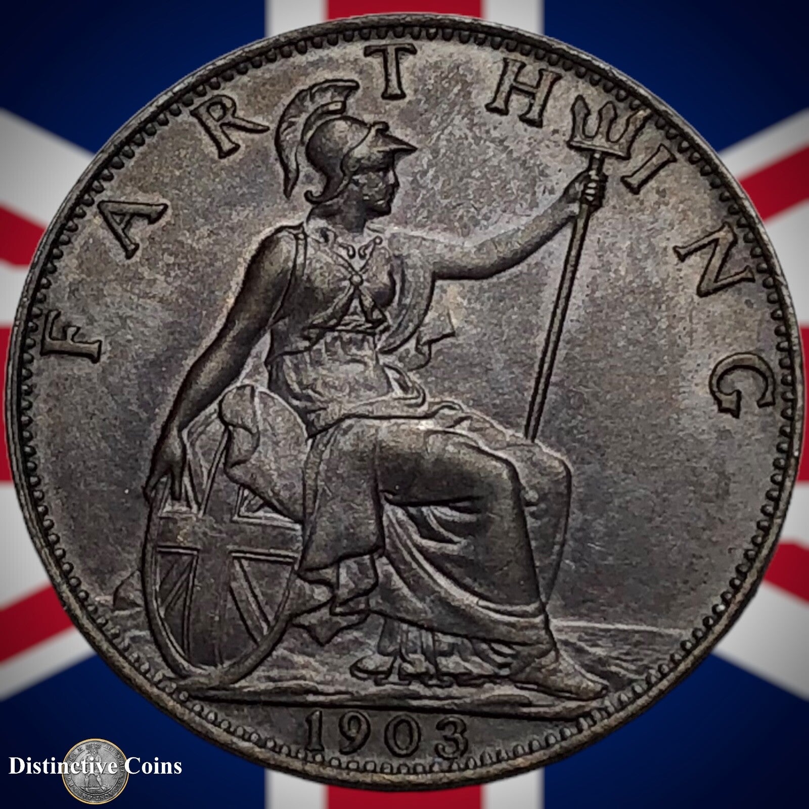 Great Britain 1903 Farthing 1/4d GB4540