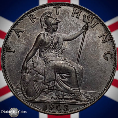 Great Britain 1903 Farthing 1/4d GB4540