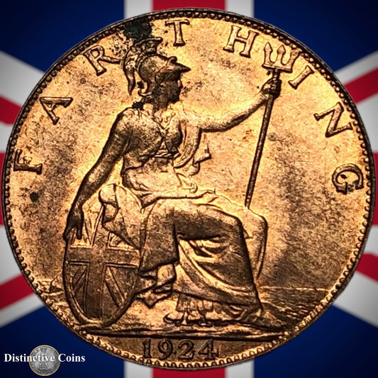 Great Britain 1924 Farthing 1/4d GB4788