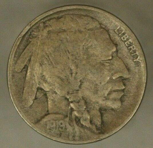 1919 D Buffalo Nickel Circulated Nice         