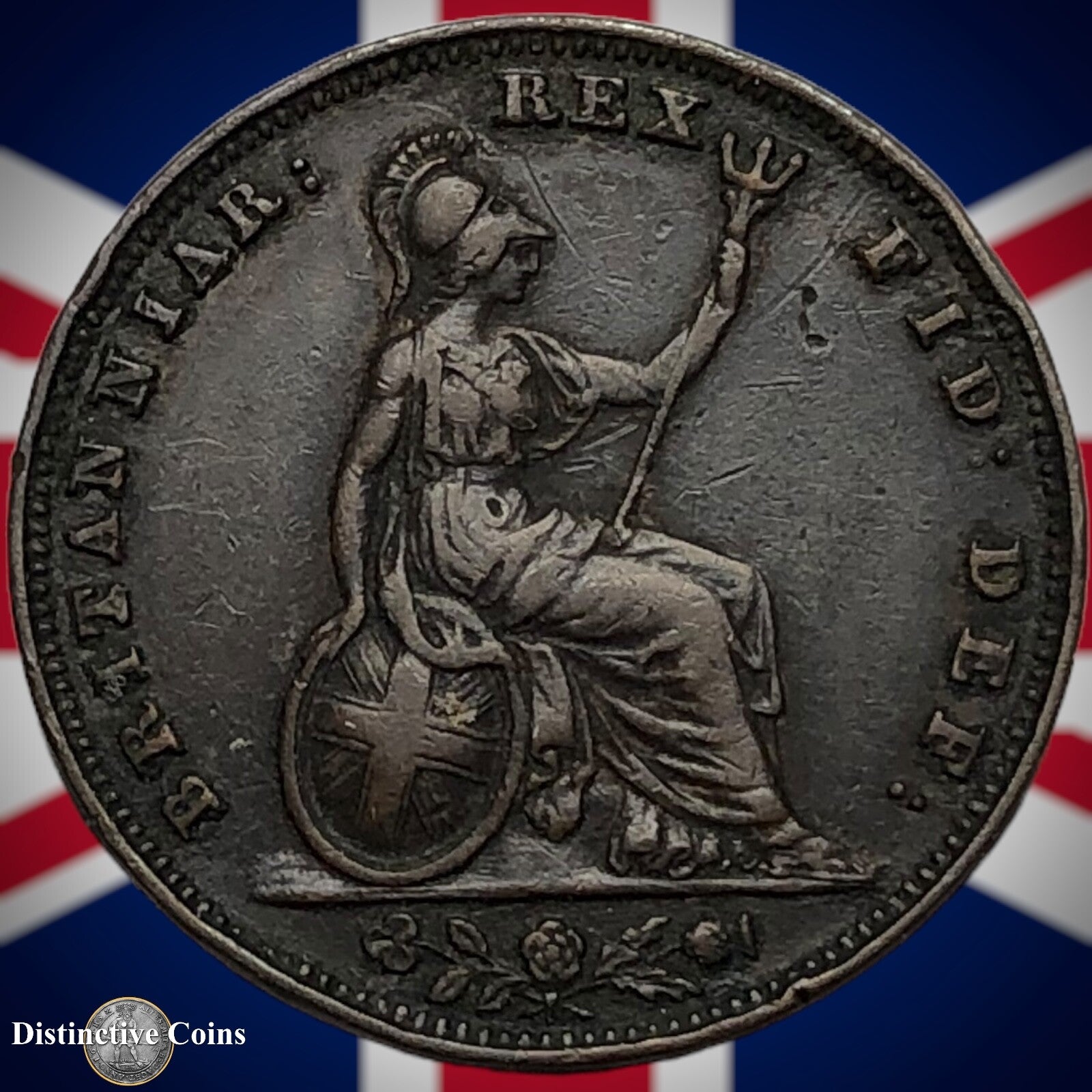 Great Britain 1835 Farthing 1/4d GB3375