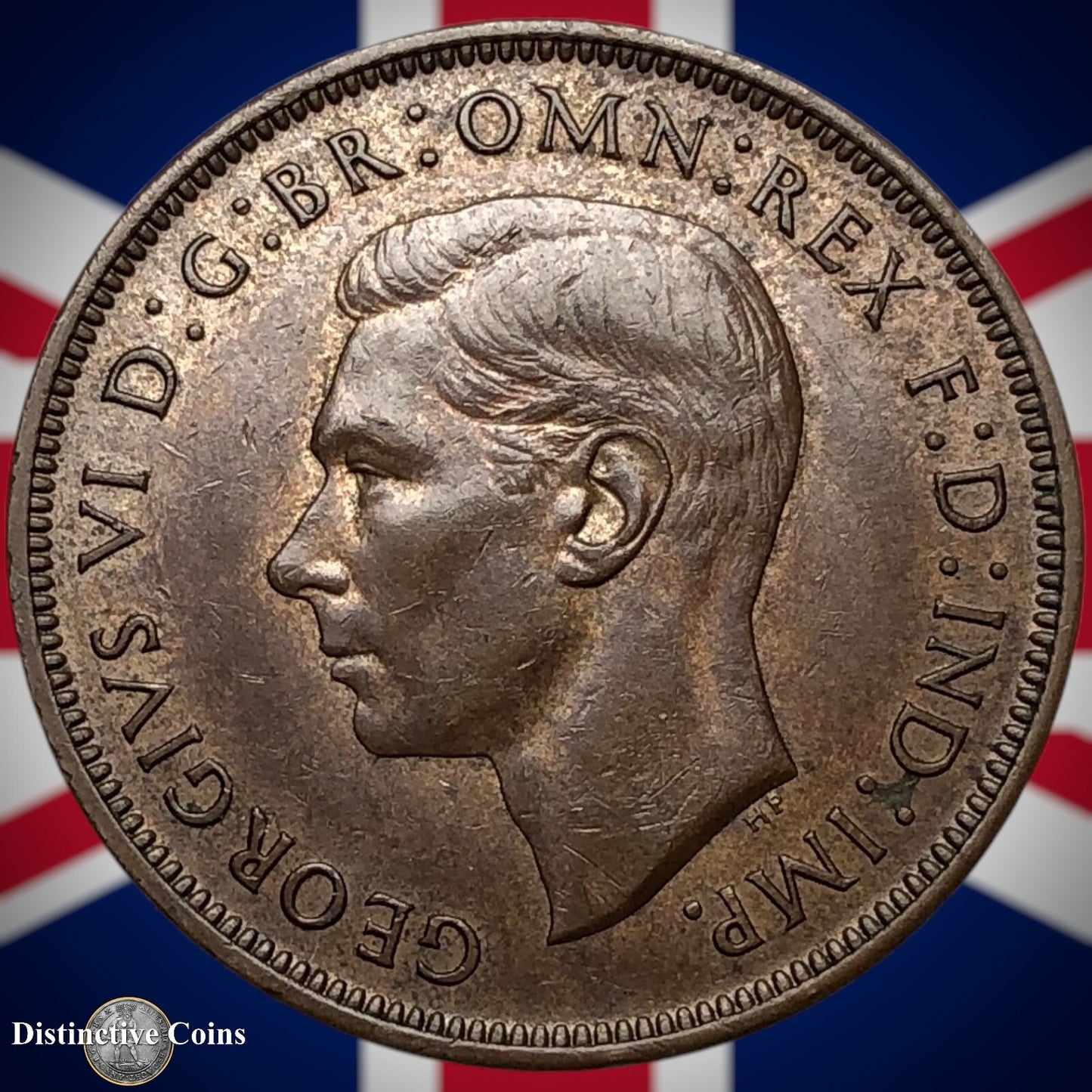 Great Britain 1944 Penny 1d GB7265