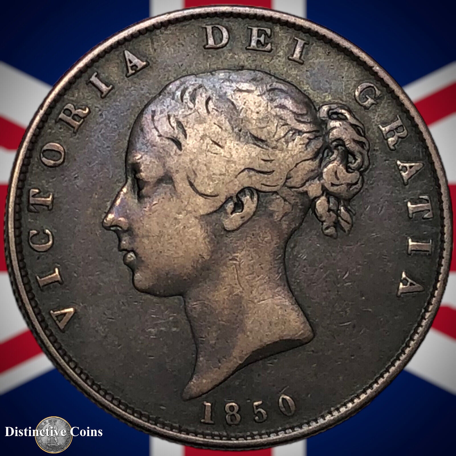 Great Britain 1850 Half Crown GB1185