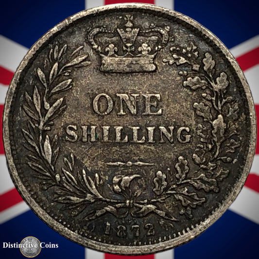 Great Britain 1872 British One Shilling GB0327