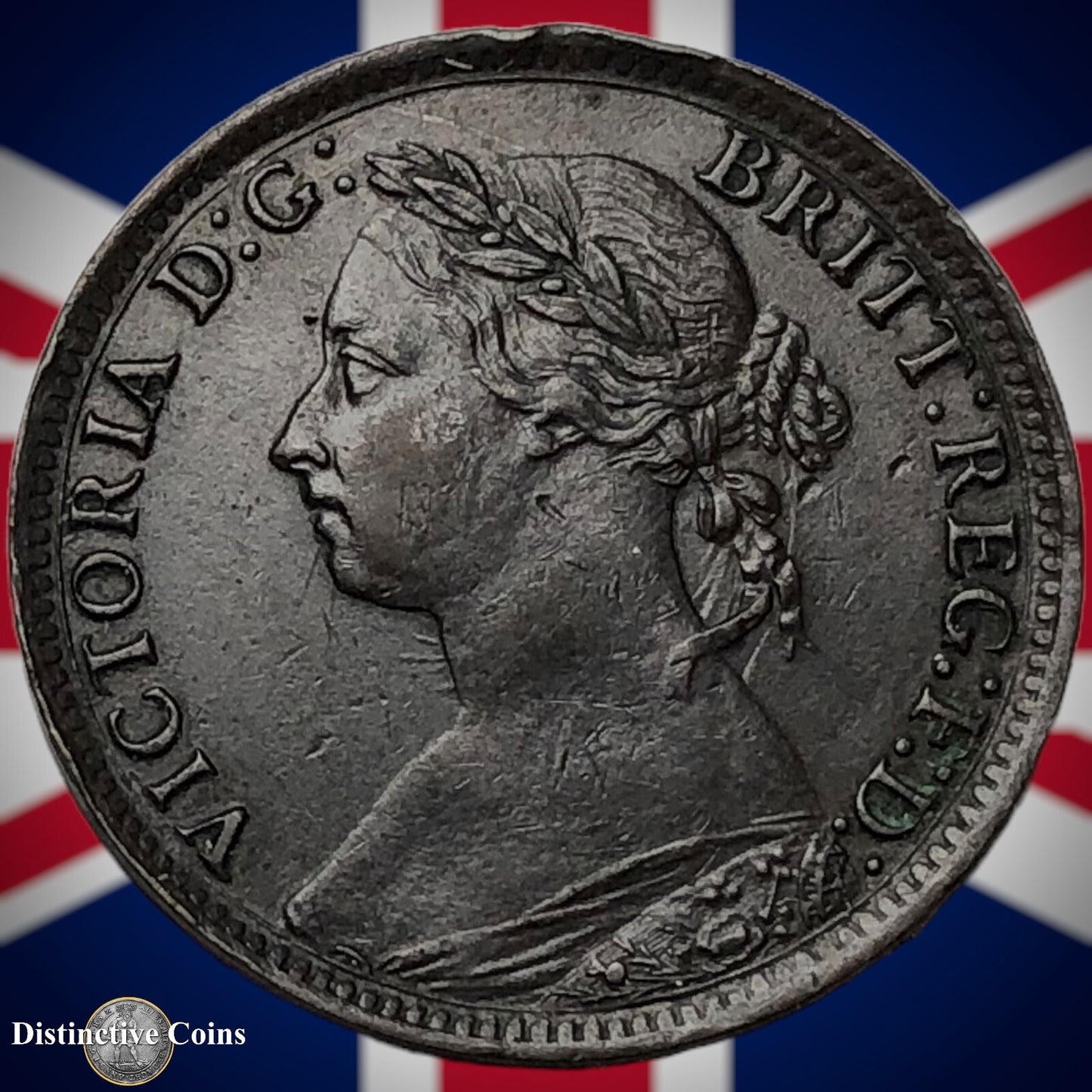 Great Britain 1884 Farthing 1/4d GB4107