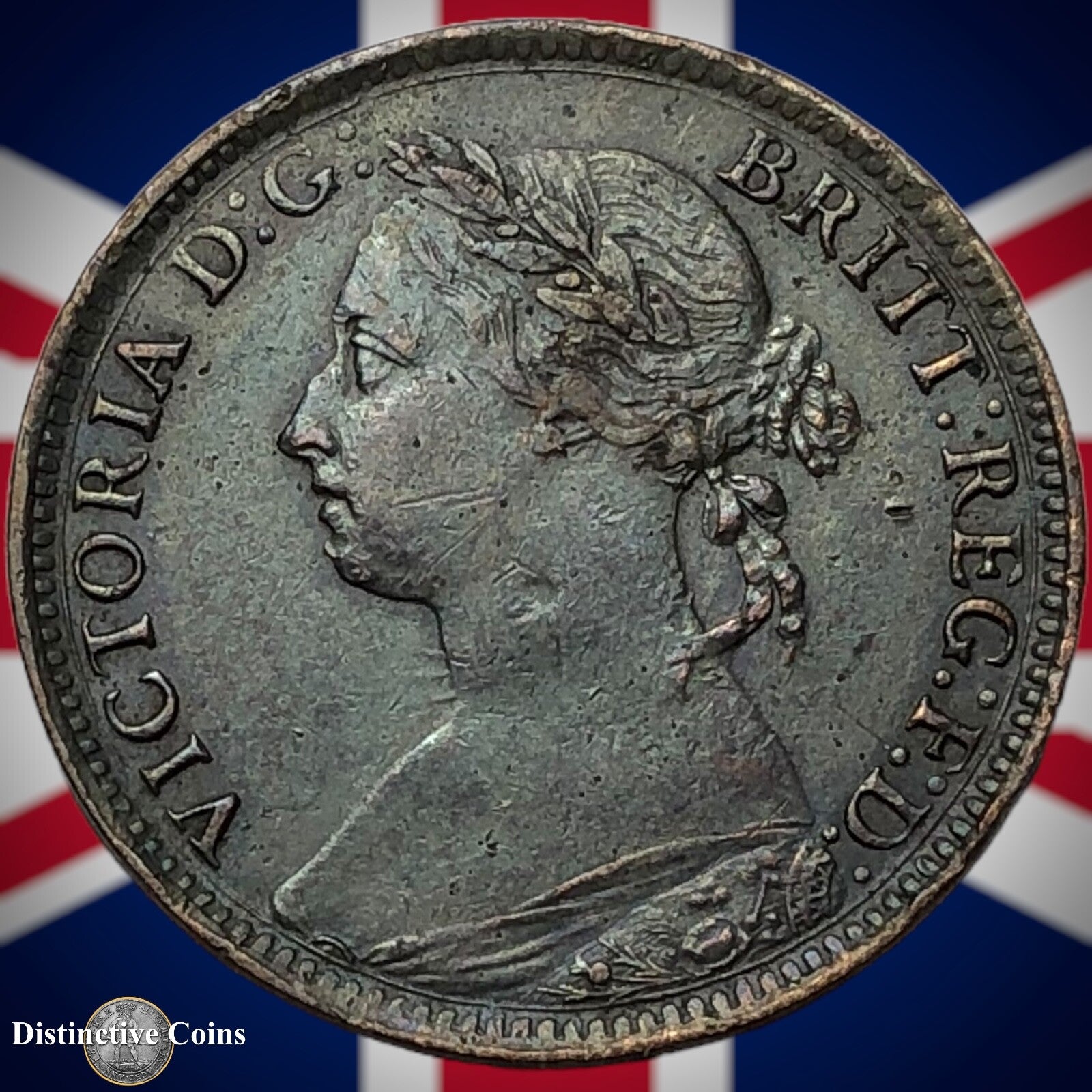 Great Britain 1884 Farthing 1/4d GB4102