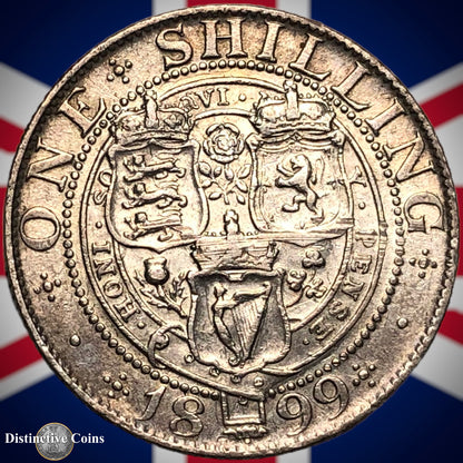 Great Britain 1899 British One Shilling GB0696