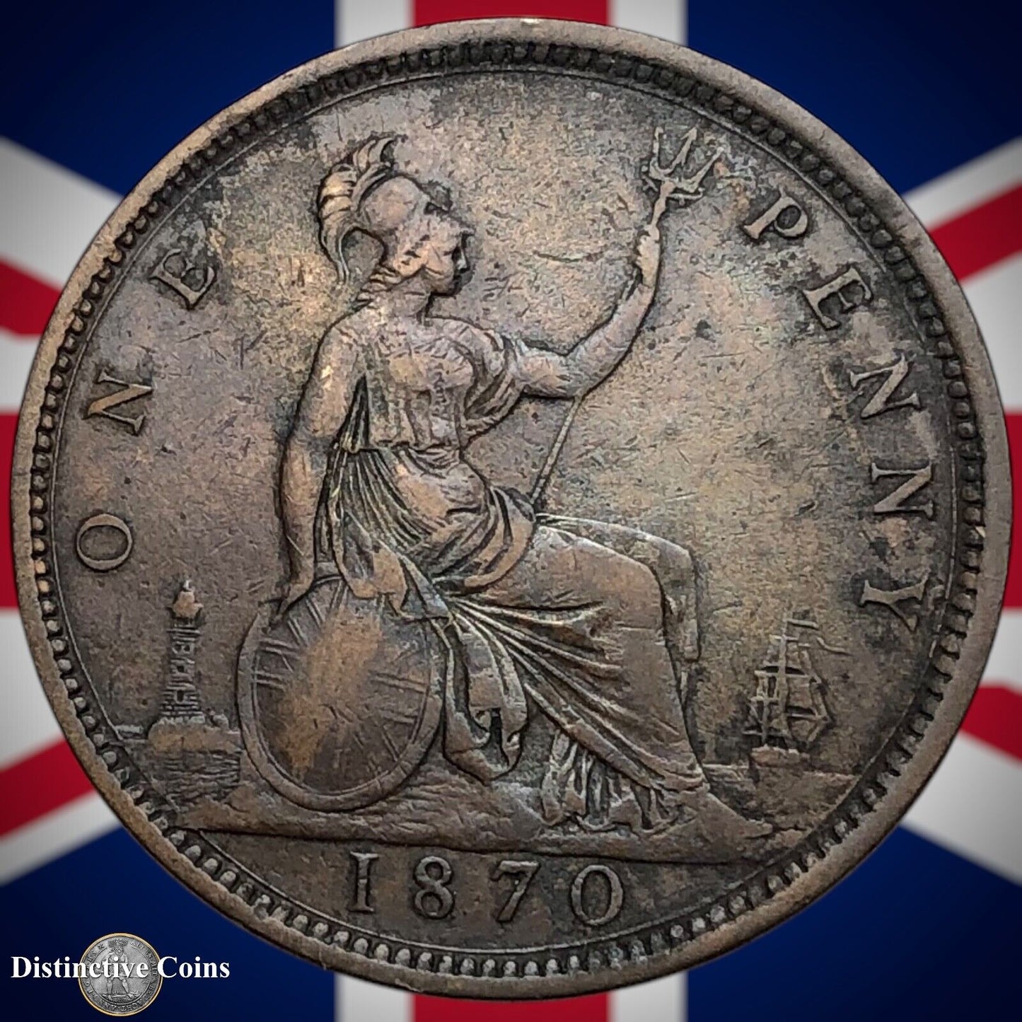 Great Britain 1870 Penny 1d GB6317