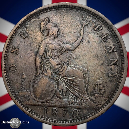 Great Britain 1870 Penny 1d GB6317