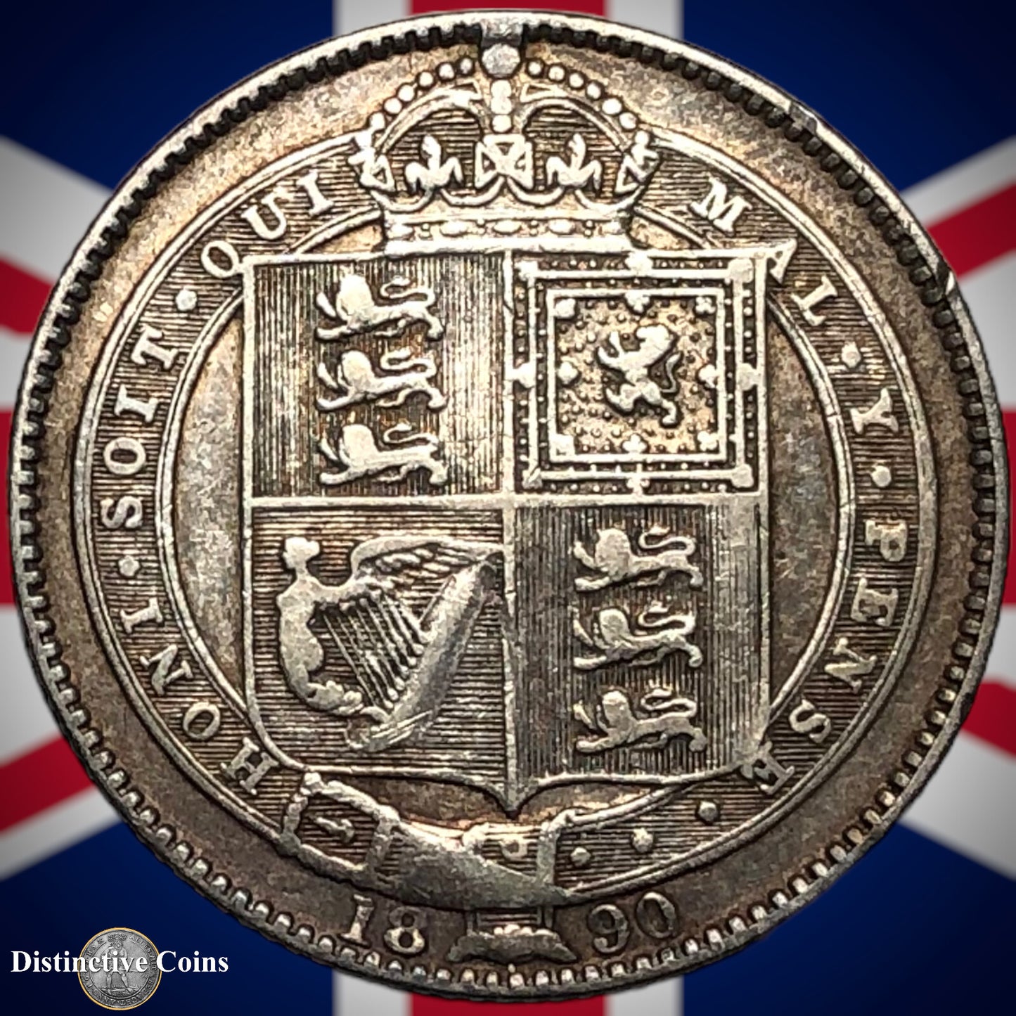 Great Britain 1890 British One Shilling GB0564