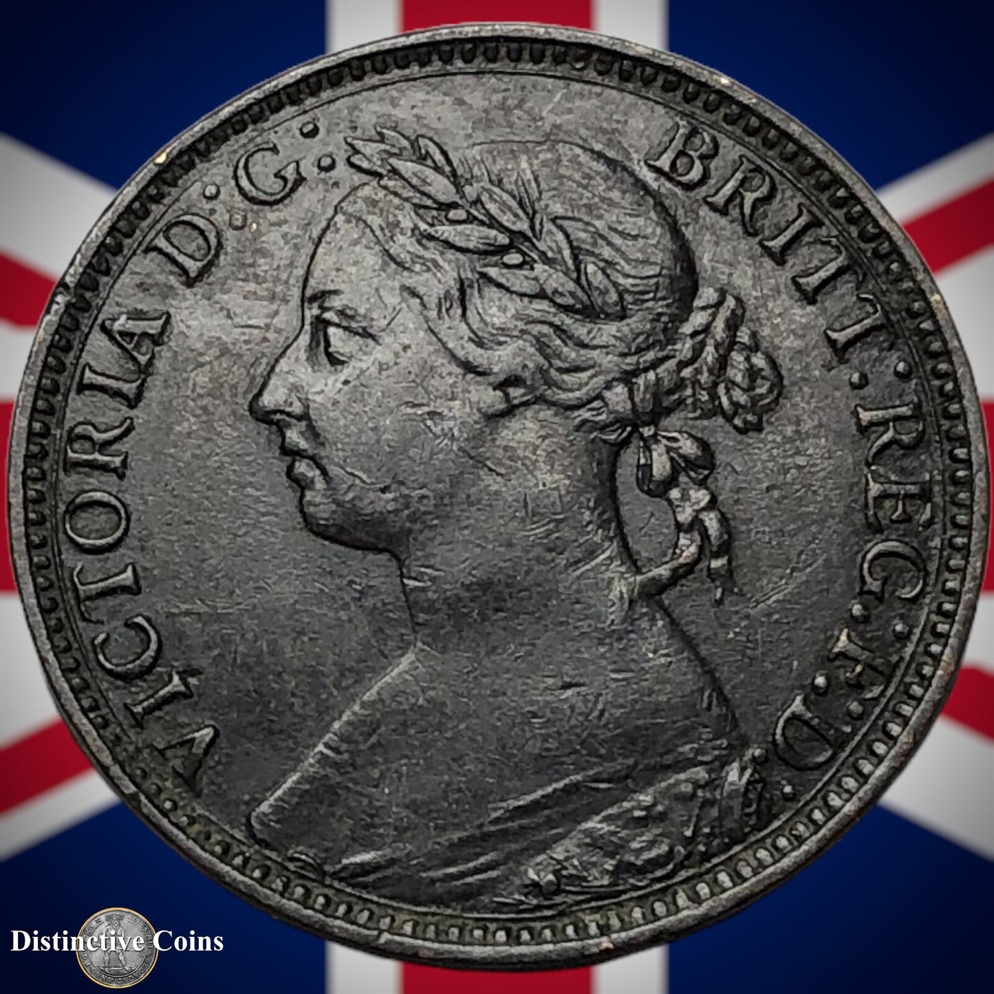 Great Britain 1893 Farthing 1/4d GB4328