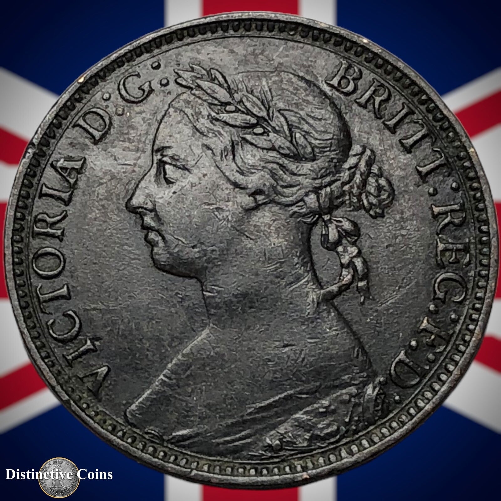 Great Britain 1893 Farthing 1/4d GB4328