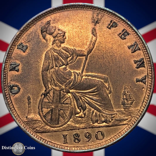 Great Britain 1890 Penny 1d GB6522