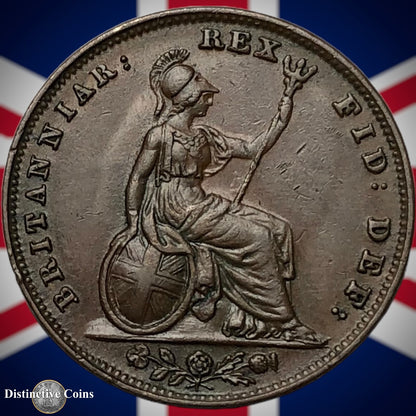 Great Britain 1837 Farthing 1/4d GB3391