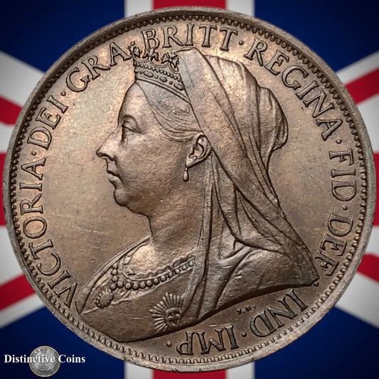 Great Britain 1901 Penny 1d GB6663