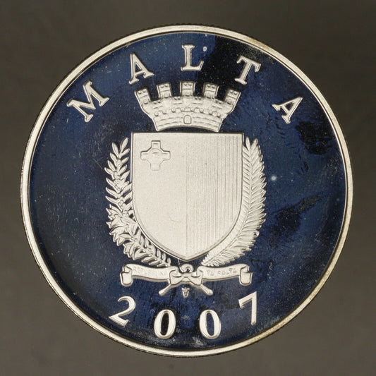 Malta 2007 5 Liri Proof